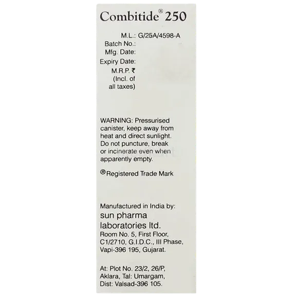 combitide 250mcg inhaler